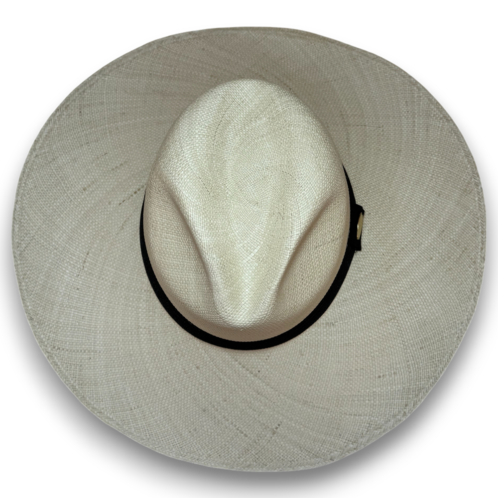 SOMBRERO FINO CLÁSICO MARFIL – ELEGANTE ARTESANAL - Image 4