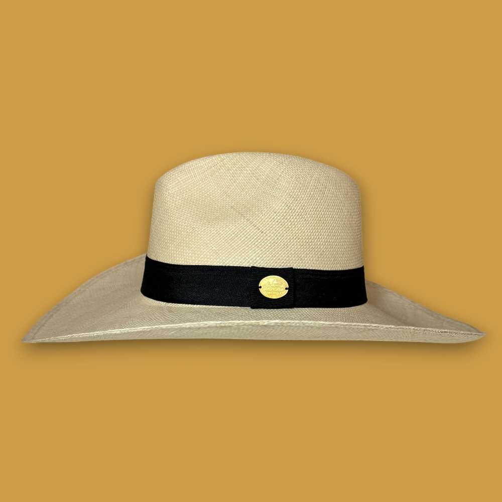 SOMBRERO FINO CLÁSICO MARFIL – ELEGANTE ARTESANAL - Image 2
