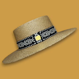 SOMBRERO CORDOBES MIEL ÉTNICO ARTESANAL