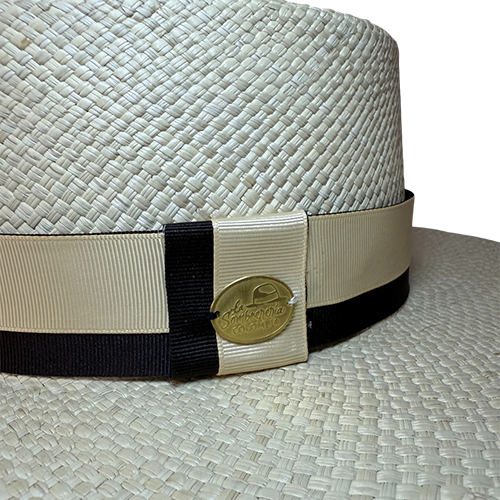 SOMBRERO CORDOBES NATURAL CINTA BICOLOR CAFÉ Y BEIGE – ELEGANCIA ARTESANAL - Image 5