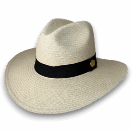 SOMBRERO FINO BEIGE ARTESANAL – EDICIÓN CLÁSICA