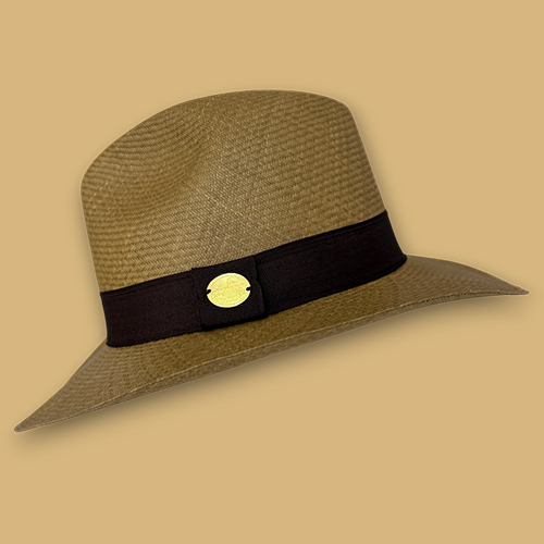 SOMBRERO EXTRAFINO DE ALA MEDIA ARTESANAL CAFÉ – EDICIÓN ARTESANAL - Image 2