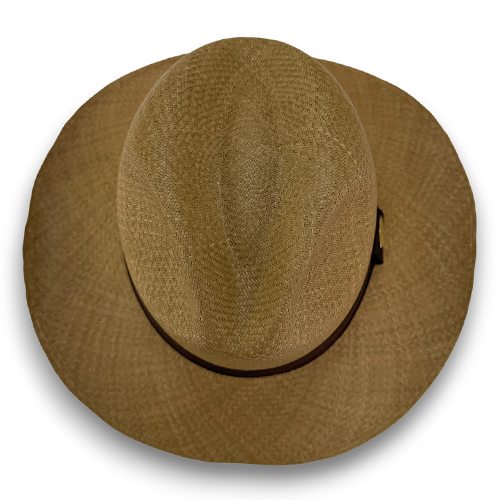 SOMBRERO EXTRAFINO DE ALA MEDIA ARTESANAL CAFÉ – EDICIÓN ARTESANAL - Image 4