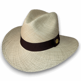 SOMBRERO FINO BEIGE DE ALA MEDIA – EDICIÓN ARTESANAL