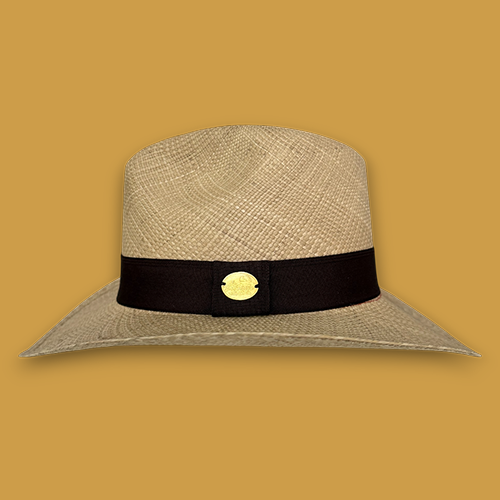 SOMBRERO FINO BEIGE DE ALA MEDIA - EDICIÓN ARTESANAL - Image 2