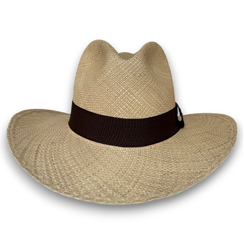 SOMBRERO FINO BEIGE DE ALA MEDIA - EDICIÓN ARTESANAL - Image 3