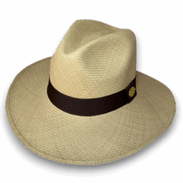 SOMBRERO EXTRAFINO DE ALA MEDIA TRIGO – EDICIÓN ARTESANAL