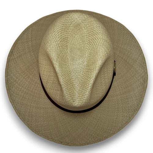 SOMBRERO EXTRAFINO DE ALA MEDIA TRIGO – EDICIÓN ARTESANAL - Image 4