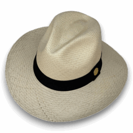 SOMBRERO FINO BLANCO ARTESANAL – EDICIÓN CLÁSICA