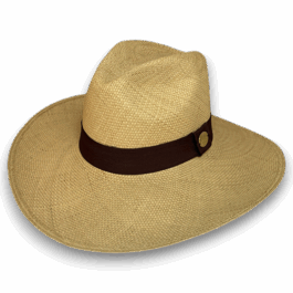 SOMBRERO FINO DORADO ALA ANCHA – EDICIÓN ARTESANAL